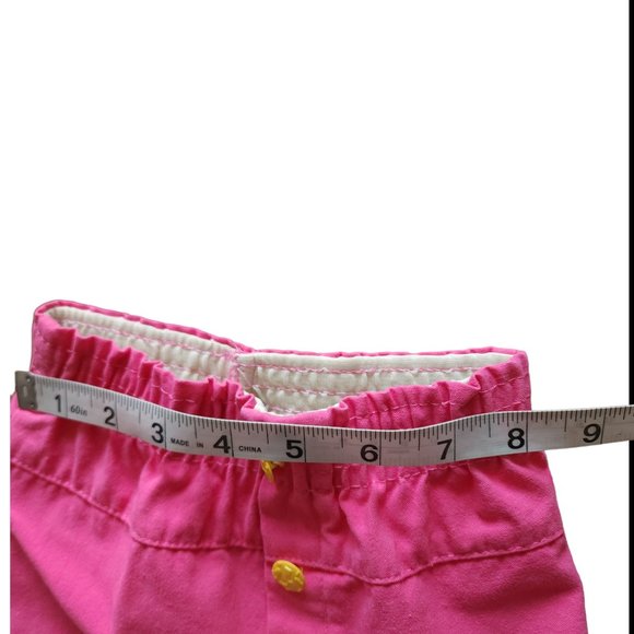 Vintage girls pink shirt and pants set / outfit, pink with music notes - Picture 3 of 8